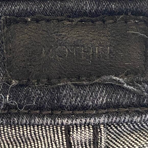 MOTHER The Pixie Swooner Ankle Fray High Rise Jeans in Thunder Road, Size 31 - Picture 4 of 16